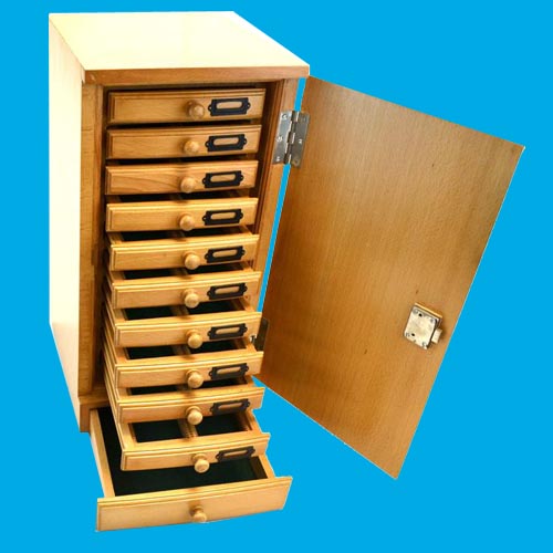 Microscope Slide Cabinet